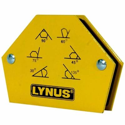 Esquadro Magnético Forte 25 Kg Multi-ângulos Eml-25a Lynus