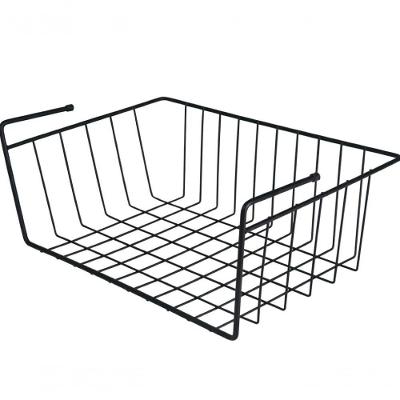 Cesto Suspenso Frutas Temperos Embalagens M Para Prateleira Preto 991007 Bel