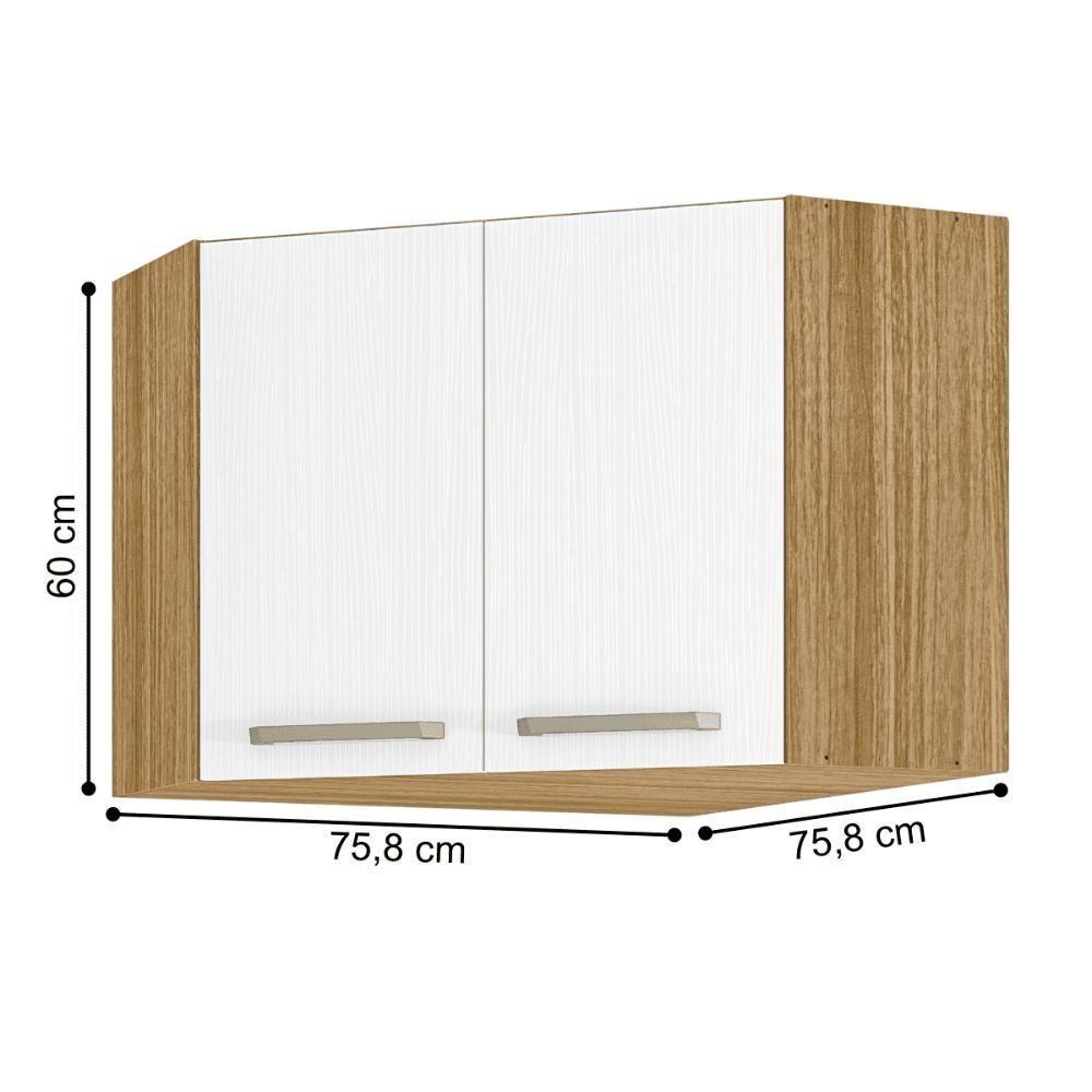 Armário Para Canto Obliquo Ametista Freijó Supremo - 3