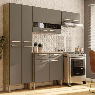 Cozinha Nala C/ Balcão Freijó Gris