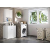 Armário Lavanderia Com 2 Portas Multimóveis Ibiza Branco - 7