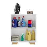 Armário Lavanderia Com 2 Portas Multimóveis Branco/natural - 5