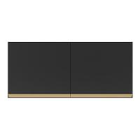 Armário Lavanderia Multiuso 2 Portas Multimóveis Preto - 1