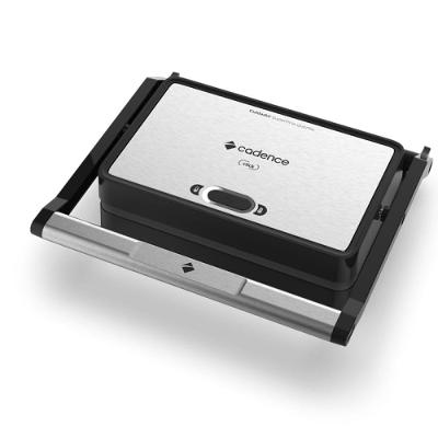 Grill Elétrico Cadence GRL200-220 com Chapas Antiaderentes 1200W Inox 220V
