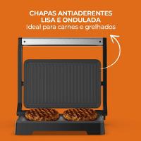 Grill Elétrico Cadence Click Inox 110V - 5