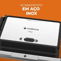 Grill Elétrico Cadence Click Inox 110V - 7