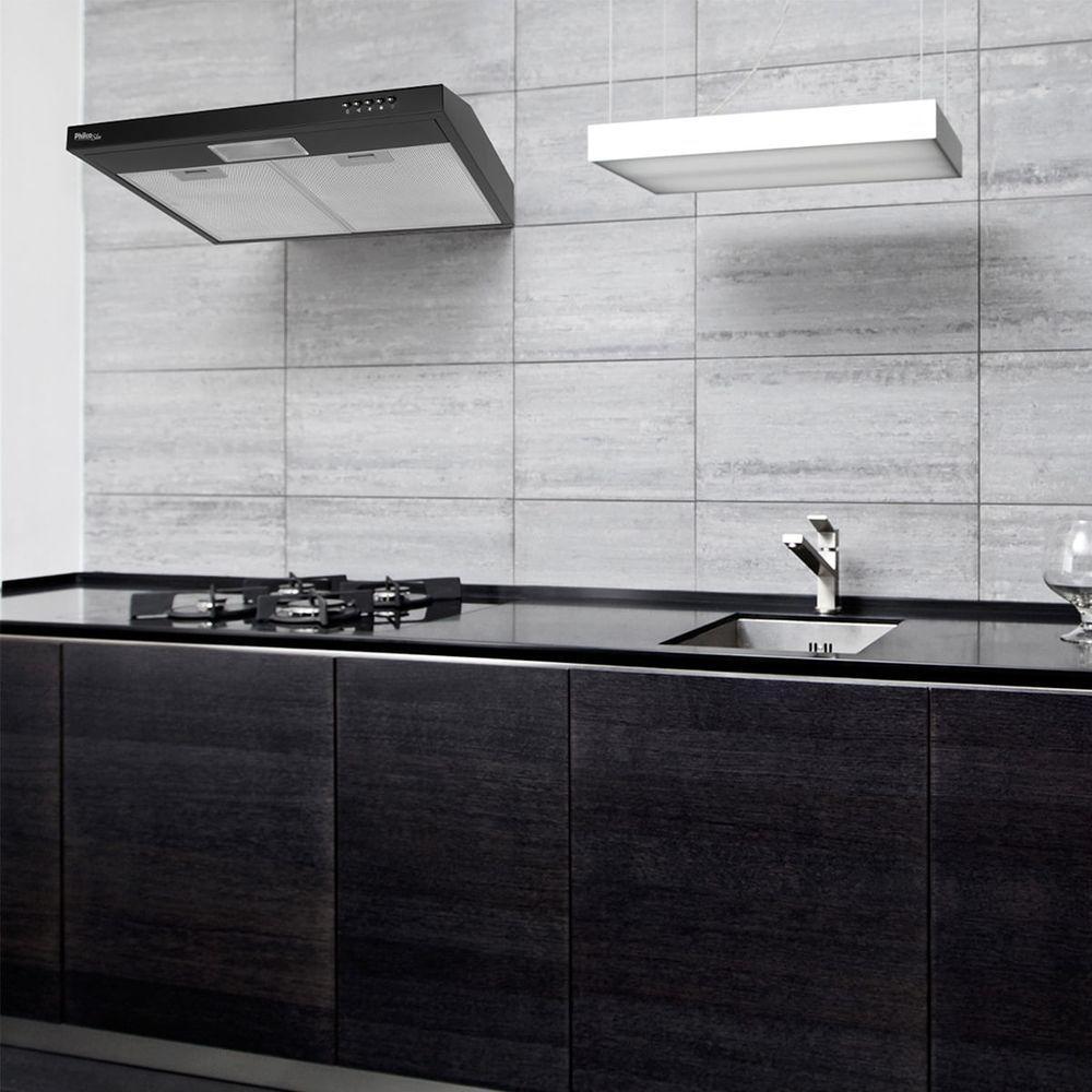 Depurador E Exaustor Philco PDR60P Slim 60cm 3 Velocidades Preto 110V - 6