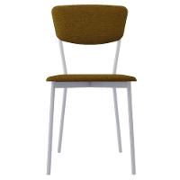 Kit 03 Cadeira Para Sala De Jantar Village Branco C01 Linho Mostarda - Lyam Decor - 3