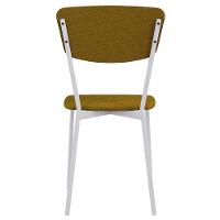 Kit 03 Cadeira Para Sala De Jantar Village Branco C01 Linho Mostarda - Lyam Decor - 7