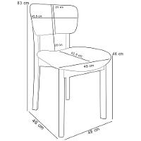 Kit 03 Cadeiras Para Sala De Jantar Cozinha Living Estofada Dara L02 Suede Cinza - Lyam Decor - 5