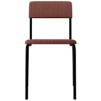 Kit 03 Cadeiras Estofada Para Sala De Jantar Sense Preto C01 Linho Rosa - Lyam Decor - 3