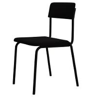 Kit 03 Cadeiras Estofada Para Sala De Jantar Sense Preto C01 Linho Preto - Lyam Decor - 8