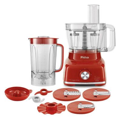 Multiprocessador Philco PMP1600V 9 em 1 2 Velocidades 1400W Vermelho 110V