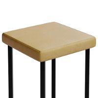 Kit 05 Banquetas Alta Bar Cozinha Sala De Jantar Preto Stella L02 Couríssimo Fendi - Lyam Decor - 6