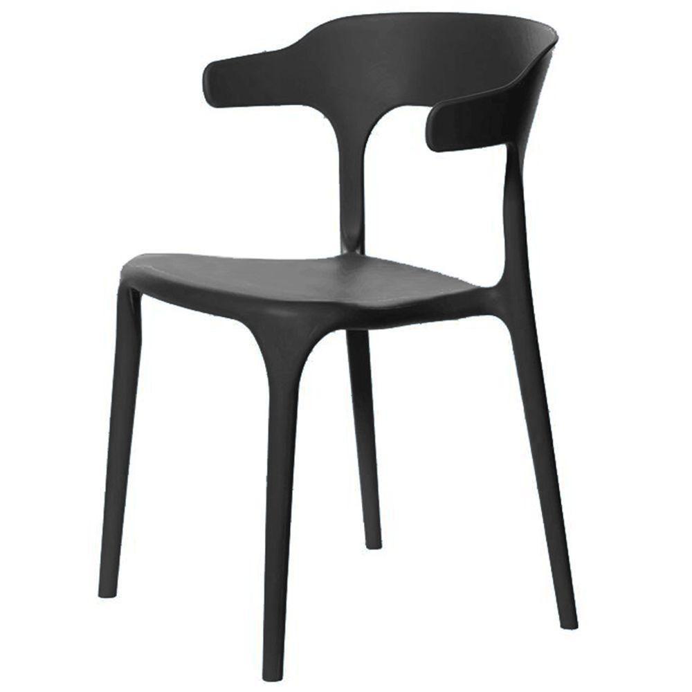 Kit 04 Cadeiras Decorativas Sala De Jantar Viena F03 Preto - Lyam Decor - 3