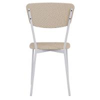 Kit 06 Cadeira Para Sala De Jantar Village Branco C01 Linho Areia - Lyam Decor - 7