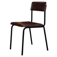 Kit 06 Cadeiras Estofada Para Sala De Jantar Sense Preto C01 Courino Café - Lyam Decor - 8