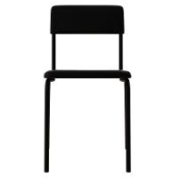 Kit 08 Cadeiras Estofada Para Sala De Jantar Sense Preto C01 Courino Preto - Lyam Decor - 3