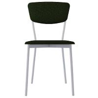 Kit 08 Cadeira Para Sala De Jantar Village Branco C01 Linho Verde Musgo - Lyam Decor - 3