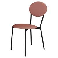 Kit 08 Cadeiras Estofada Para Sala De Jantar Azuri Preto C01 Linho Rosê - Lyam Decor - 8