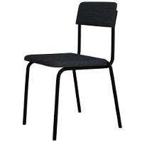 Kit 06 Cadeiras Estofada Para Sala De Jantar Sense Preto C01 Linho Cinza - Lyam Decor - 7