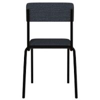 Kit 06 Cadeiras Estofada Para Sala De Jantar Sense Preto C01 Linho Cinza - Lyam Decor - 8