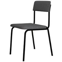 Kit 06 Cadeiras Estofada Para Sala De Jantar Sense Preto C01 Linho Cinza Claro - Lyam Decor - 8