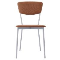 Kit 06 Cadeira Para Sala De Jantar Village Branco C01 Veludo Bege - Lyam Decor - 3