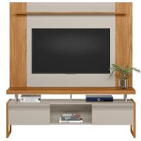 Rack Para Sala Com Painel Para Tv 55 Pol Esmirna L05 Nature Off White - Lyam Decor - 6