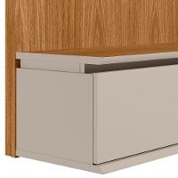 Painel Para Tv 65 Pol Com Bancada Suspensa New L05 Nature Off White - Lyam Decor - 7