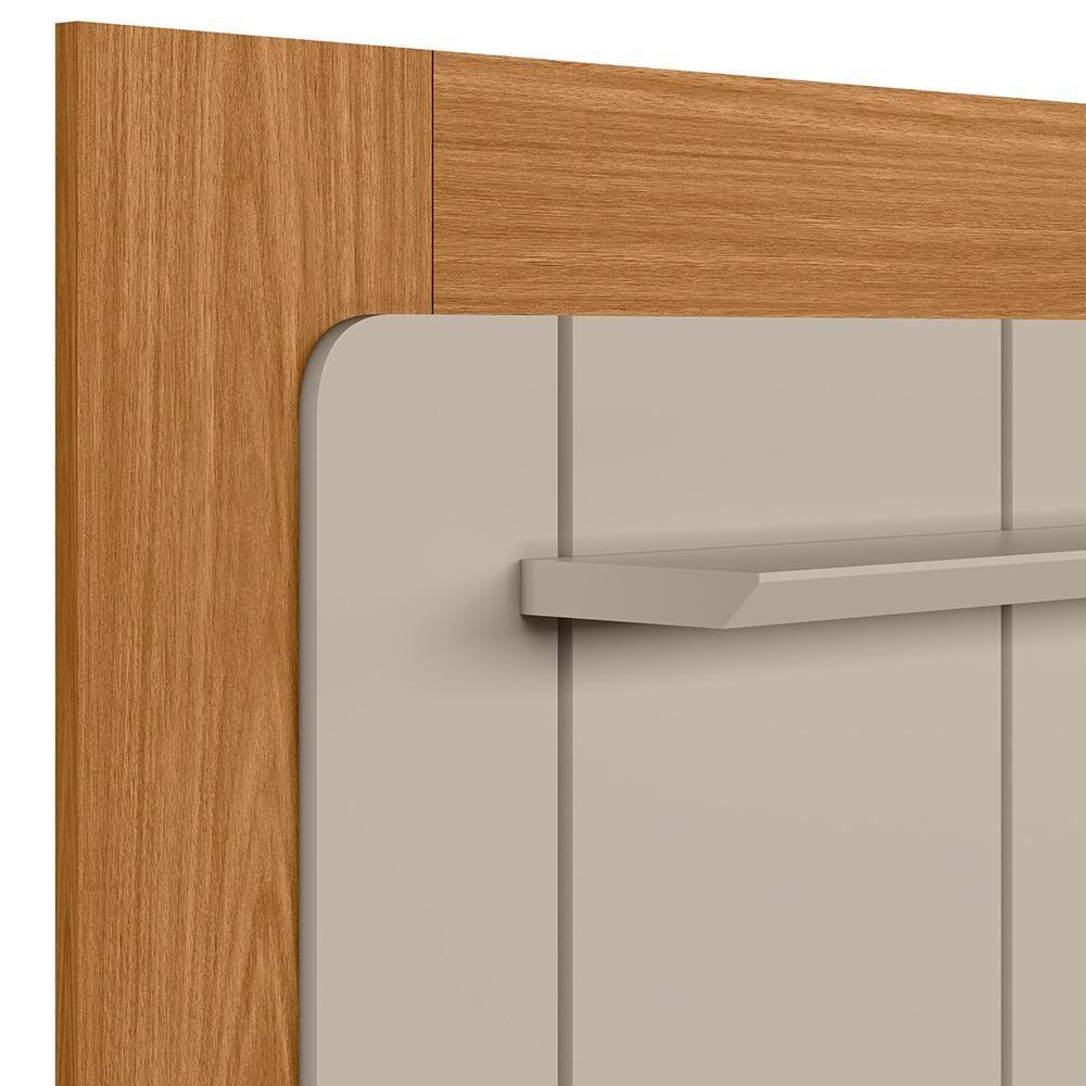 Painel Para Tv 65 Pol Com Bancada Suspensa Eros L05 Nature Off White - Lyam Decor - 8