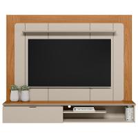 Painel Para Tv 65 Pol Com Bancada Suspensa Eros L05 Nature Off White - Lyam Decor - 3