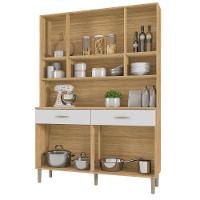 Kit Cozinha 8 Portas E Gavetas Golden Freijó / Supremo - 4