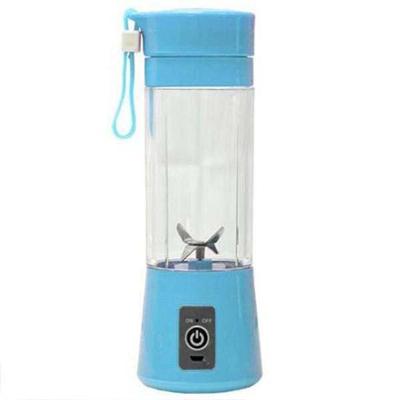 Mini Liquidificador Portátil Usb Recarregável 6 Laminas Azul