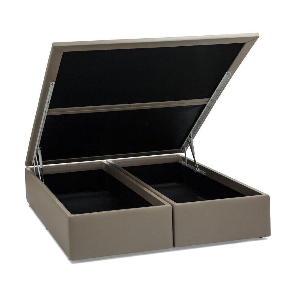 Base Baú Bege Queen (158X198X39) - Ortobom - 1