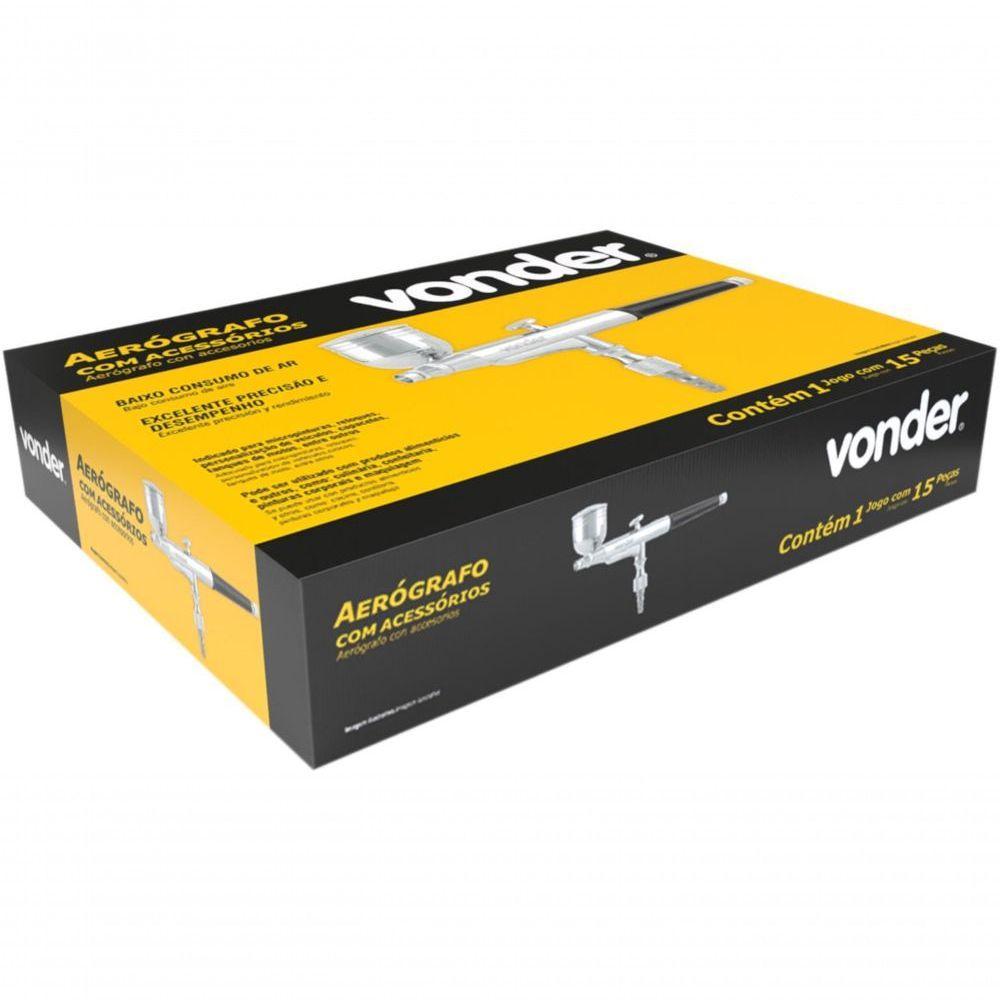 Aerógrafo Com Acessórios 15 Peças Vonder - 8