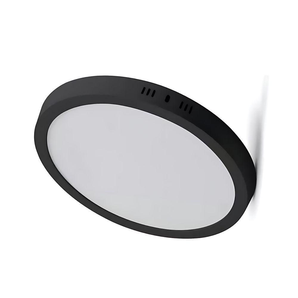 Painel Led Eco Redondo Preto 100-240v 24w 6500k Black + Decker - 3