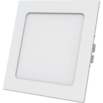 Painel Led Slim Embutir 18w 6500k Quadrado Black + Decker