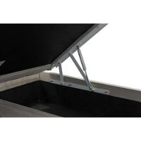 Base Baú Camurça Bege Queen (158x198x39) - Ortobom - 3