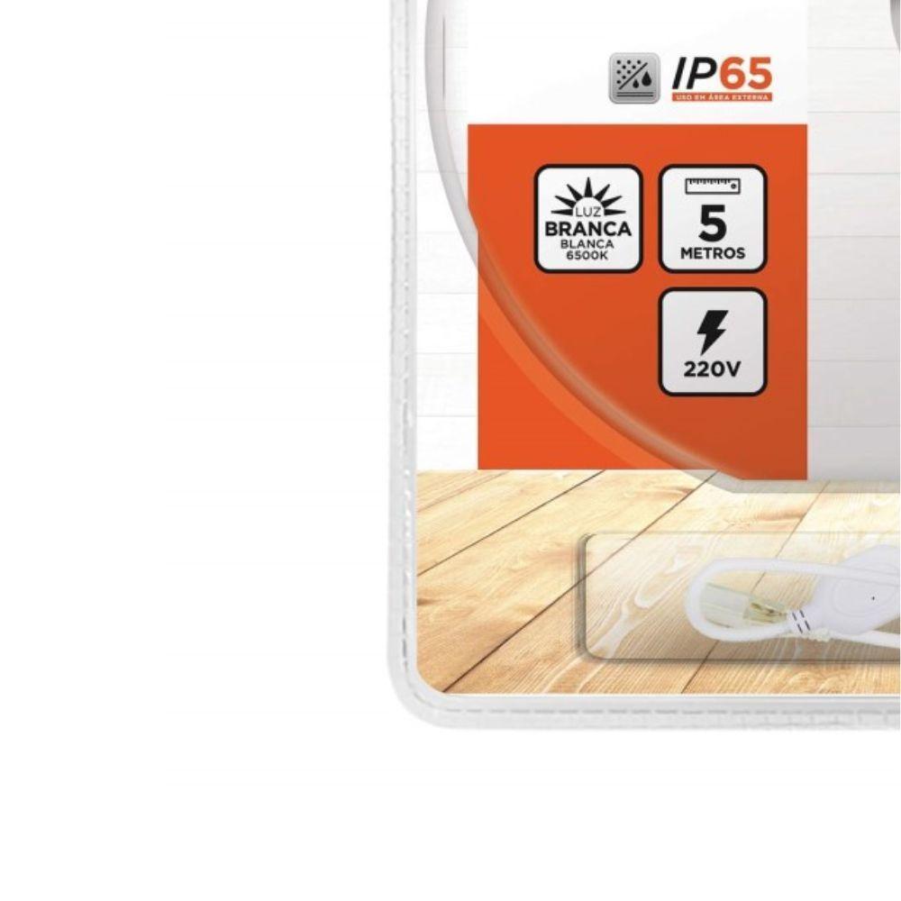 Kit Fita Led Neon 6500k 7w Plug 5m Ip65 Black + Decker 220V - 2