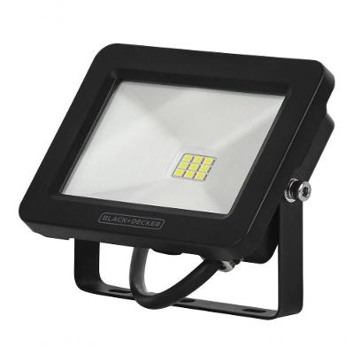 Refletor Led Eco 10w 6500k Ip65 Black + Decker