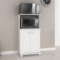 Balcão Para Forno E Microondas Com 2 Portas Cr20007 Branco - 1