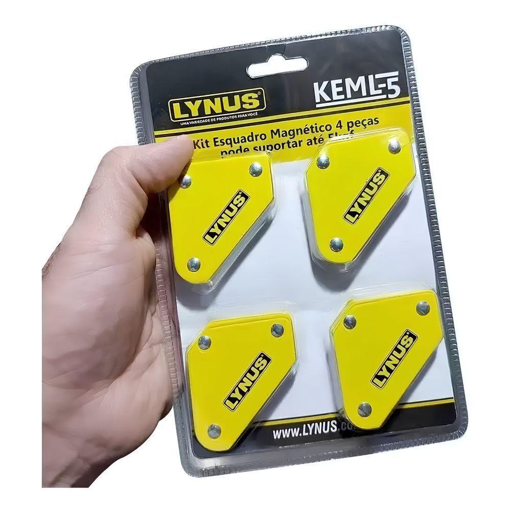 Esquadro Magnético Forte Multi-ângulos Keml-5 Lynus - 5