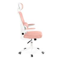 Kit 8 Cadeiras De Escritório Executiva Viena Com Regulagem De Altura - Rosa - 5