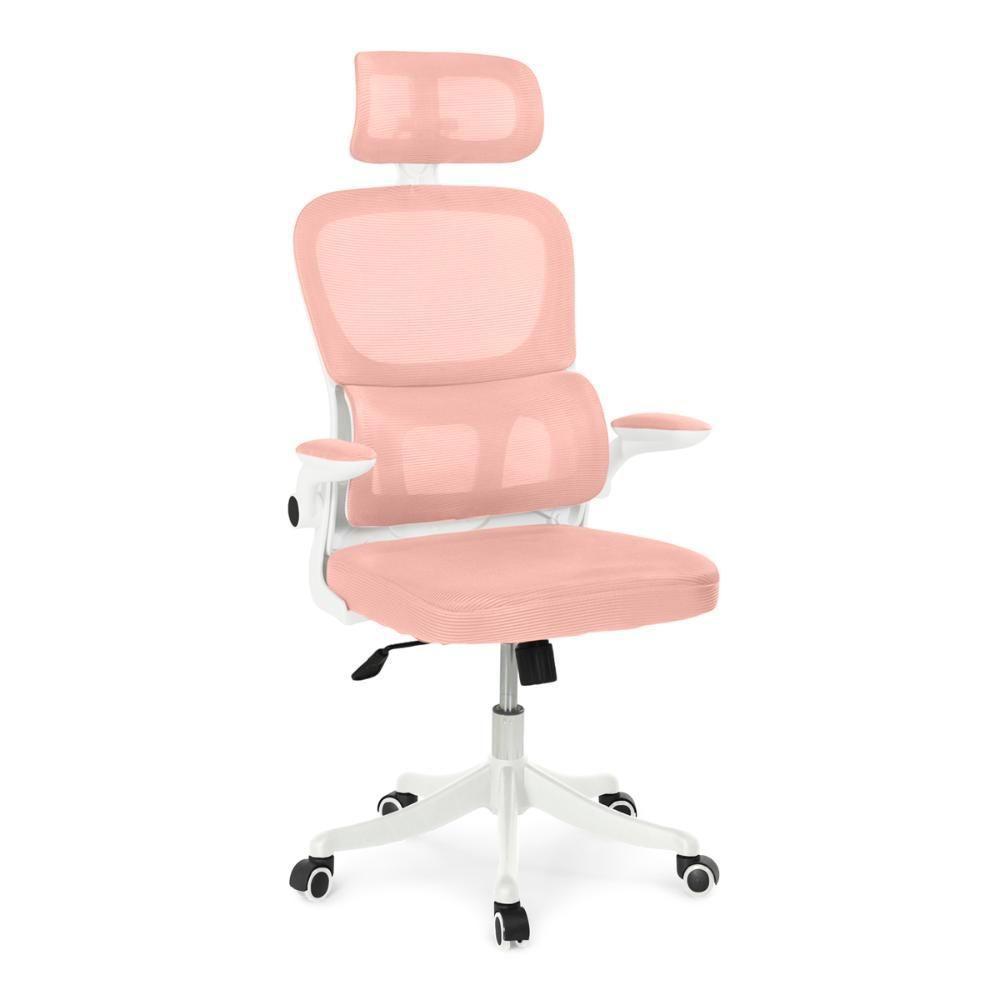 Cadeira De Escritório Giratória Executiva Viena Com Regulagem De Altura - Rosa - 1