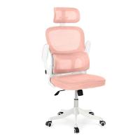 Cadeira De Escritório Giratória Executiva Viena Com Regulagem De Altura - Rosa - 8