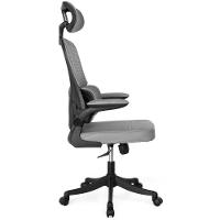 Kit 2 Cadeiras De Escritório Executiva Viena Com Regulagem De Altura - Cinza/preto - 6