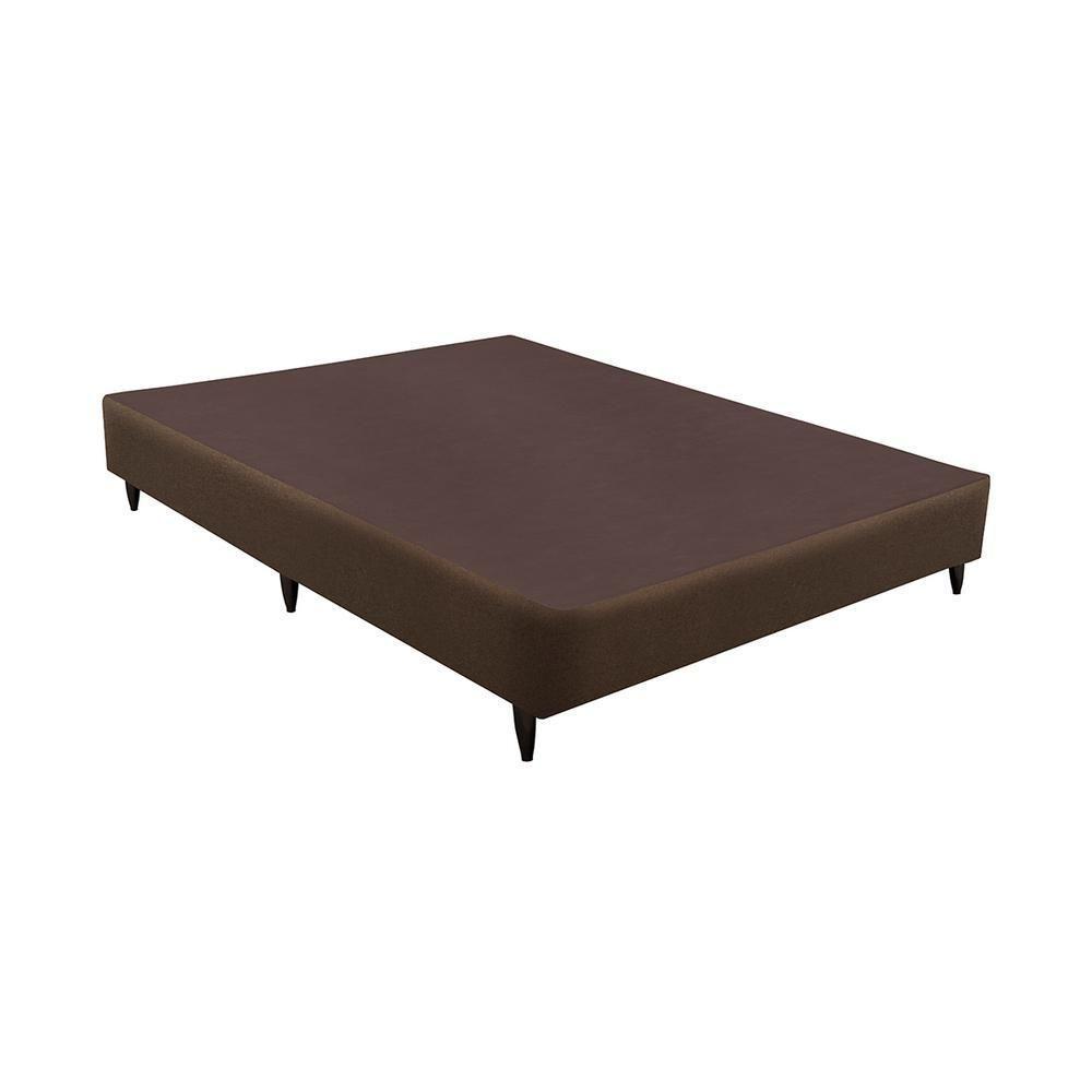 Base Sommier Linho Marrom Casal (138X188X23) Linho - Ortobom - 1