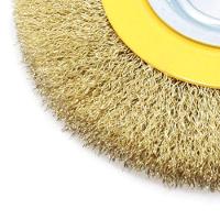 Escova Circular 6 X 3-4'' Aço Latonado Ondulado Tradestar