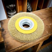 Escova Circular 6 X 1-2'' Aço Latonado Ondulado Tradestar - 6